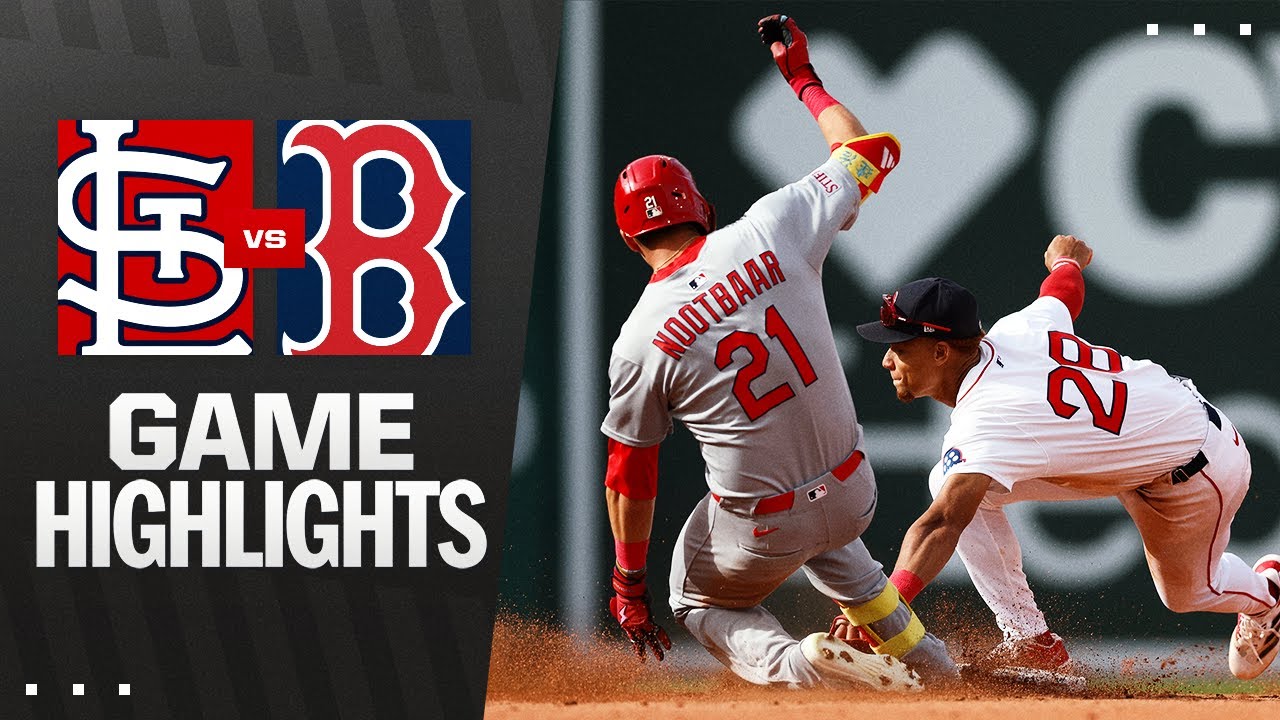 Cardinals vs. Red Sox Game Highlights (4/4/25) | MLB Highlights