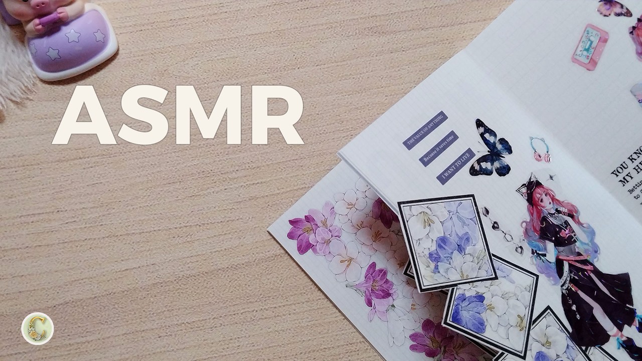 Relaxing ASMR 🌙 Slow Journaling & soft Sounds
