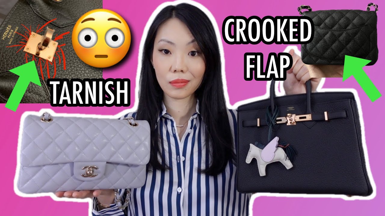 CHANEL and HERMES QUALITY ISSUES: Which is BETTER & TRUTH about FLAWS: Hardware Tarnishing & Defects
