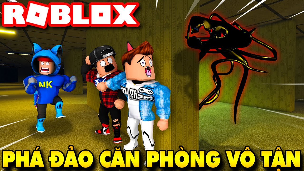 Roblox | RƠI VÀO THE BACKROOMS TEAM LẦY PHÁ ĐẢO NƠI ĐẦY QUÁI VẬT GỚM GHIẾC - Apeirophobia | KiA Phạm
