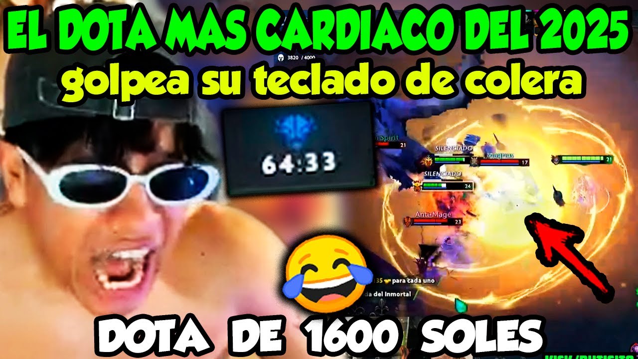 EL DOTA MAS CARDIACO DEL 2025🤣BUTI JUEGA DOTA DE 1600 SOLES DE IDA Y VUELTA CON FINAL FELIZ!!