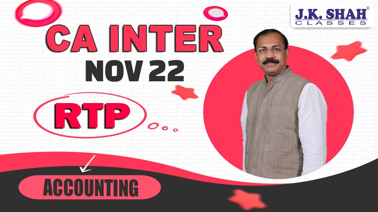 CA Inter | RTP Nov 22 | Accounting