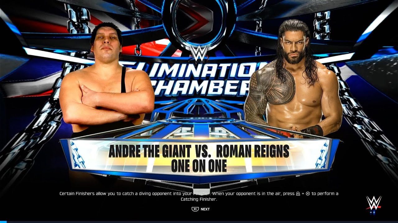 WWE 2K25: Andre The Giant VS. Roman Reigns