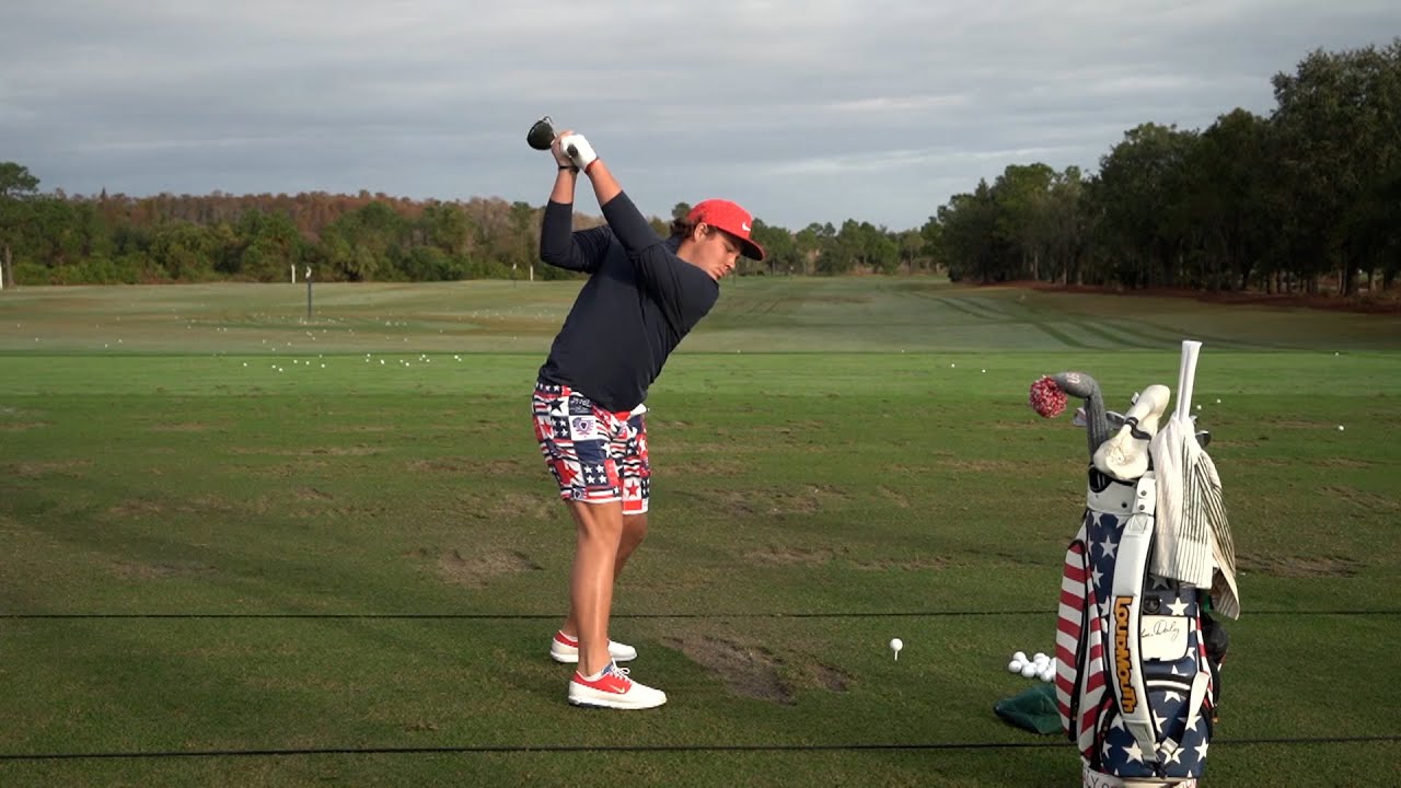 Full Little John Daly warm up | 2020 PNC Championship
