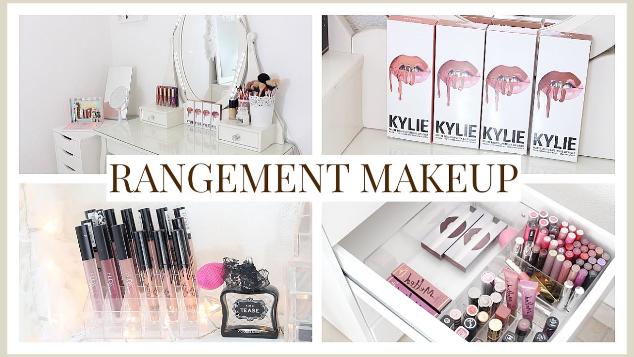 MON RANGEMENT MAQUILLAGE ♡