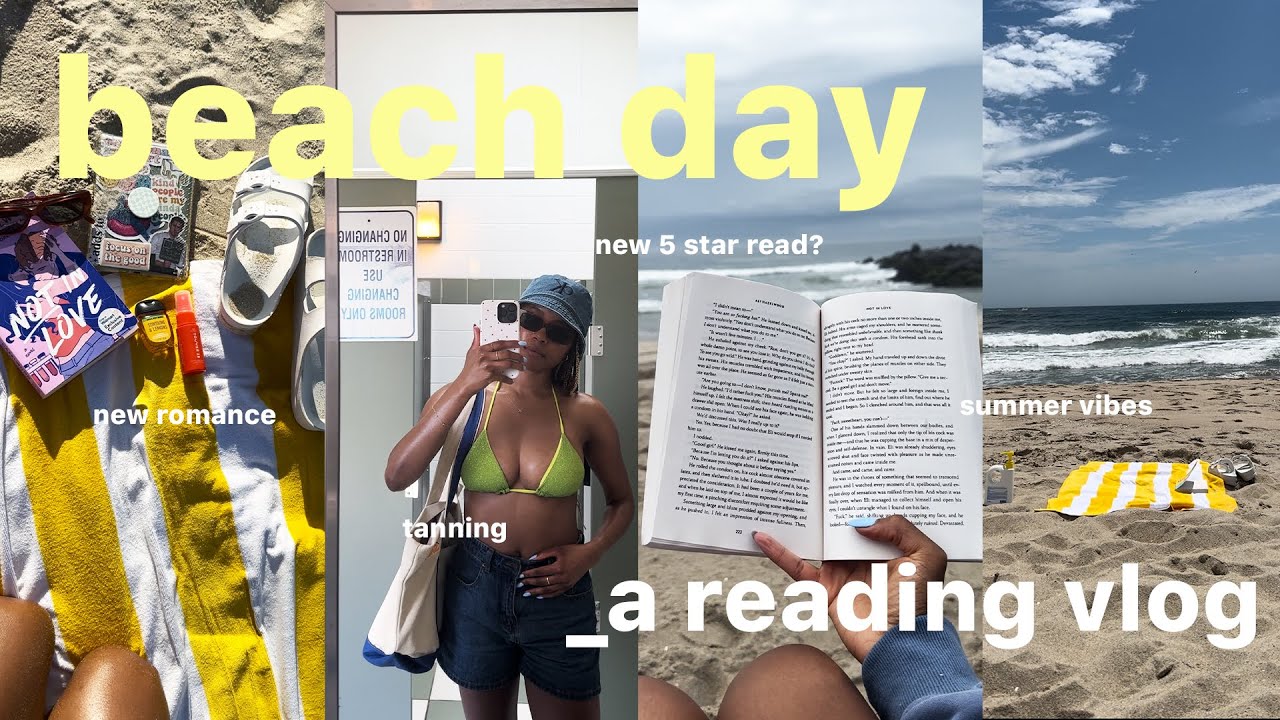 summer reading vlog🦀☀️⚓️ new romance reads, tanning and book rants