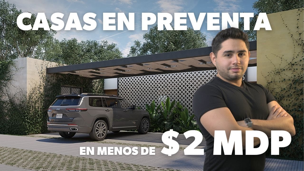 CASAS DE MENOS DE 2 MILLONES DE PESOS | AL NORTE DE MÉRIDA - CONKAL YUCATÁN