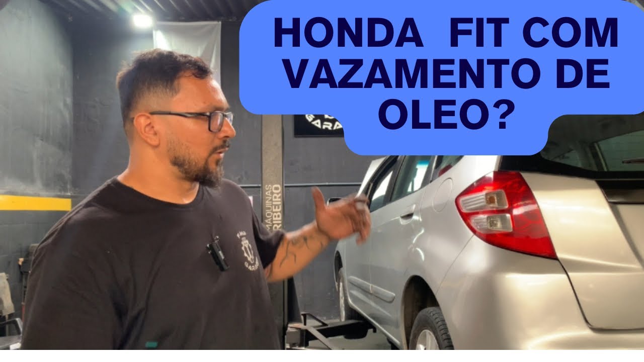 Como tirar o vazamento de óleo do Honda Fit?