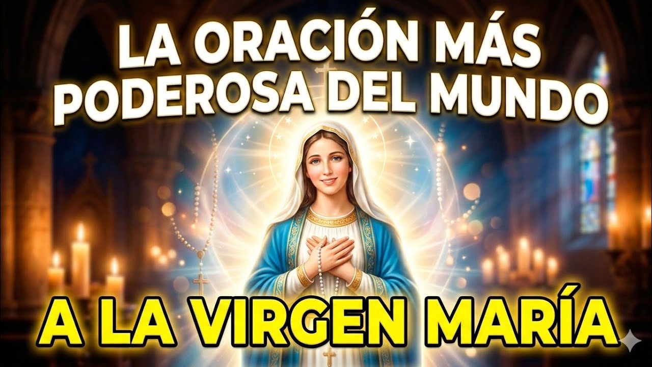 ORACIONES PODEROSAS A LA VIRGEN MARIA