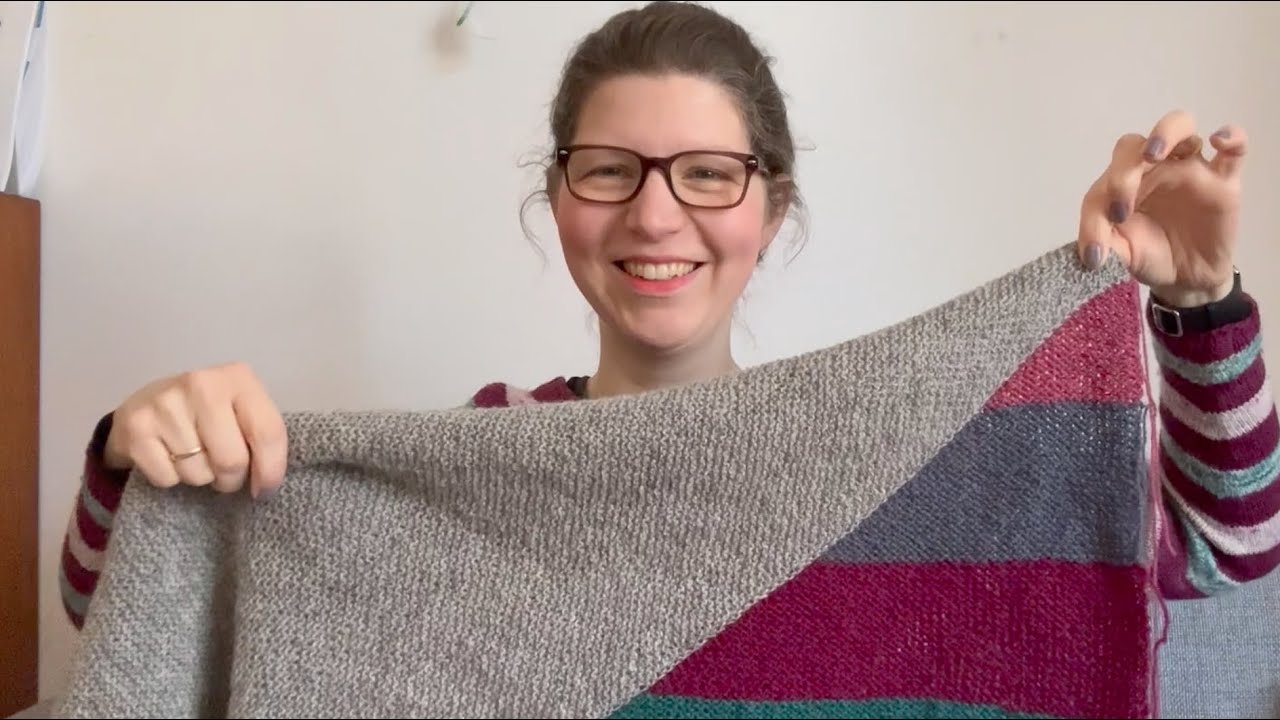 The saga of the Half & Half Triangles Wrap continues...