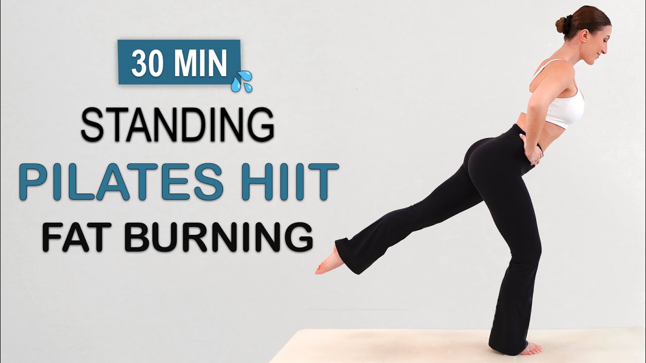 30 MIN Standing SWEATY PILATES HIIT Workout | Full Body Fat Burning, Lean Muscles, No Repeat