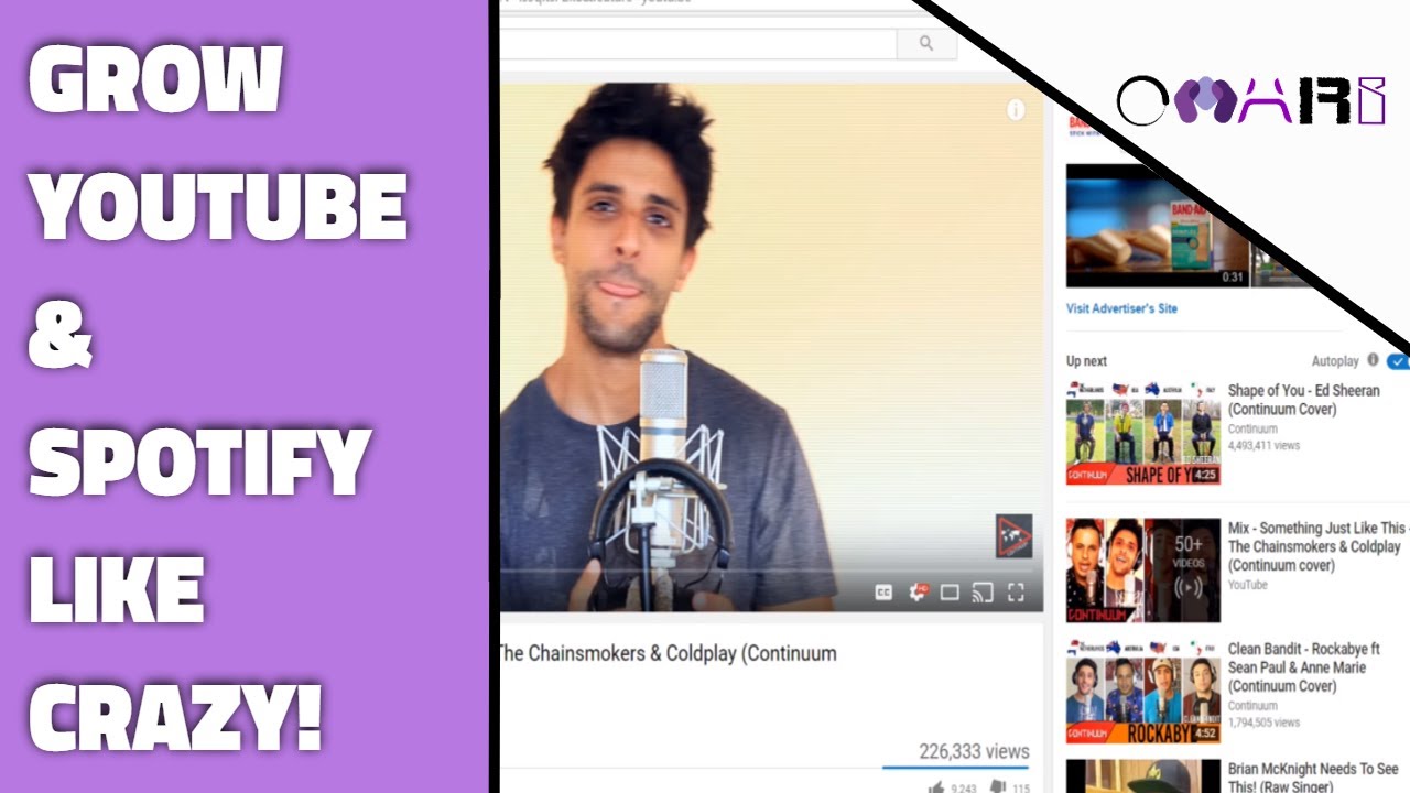 How To Grow Your YouTube Channel Subscribers & Spotify Followers Like Crazy