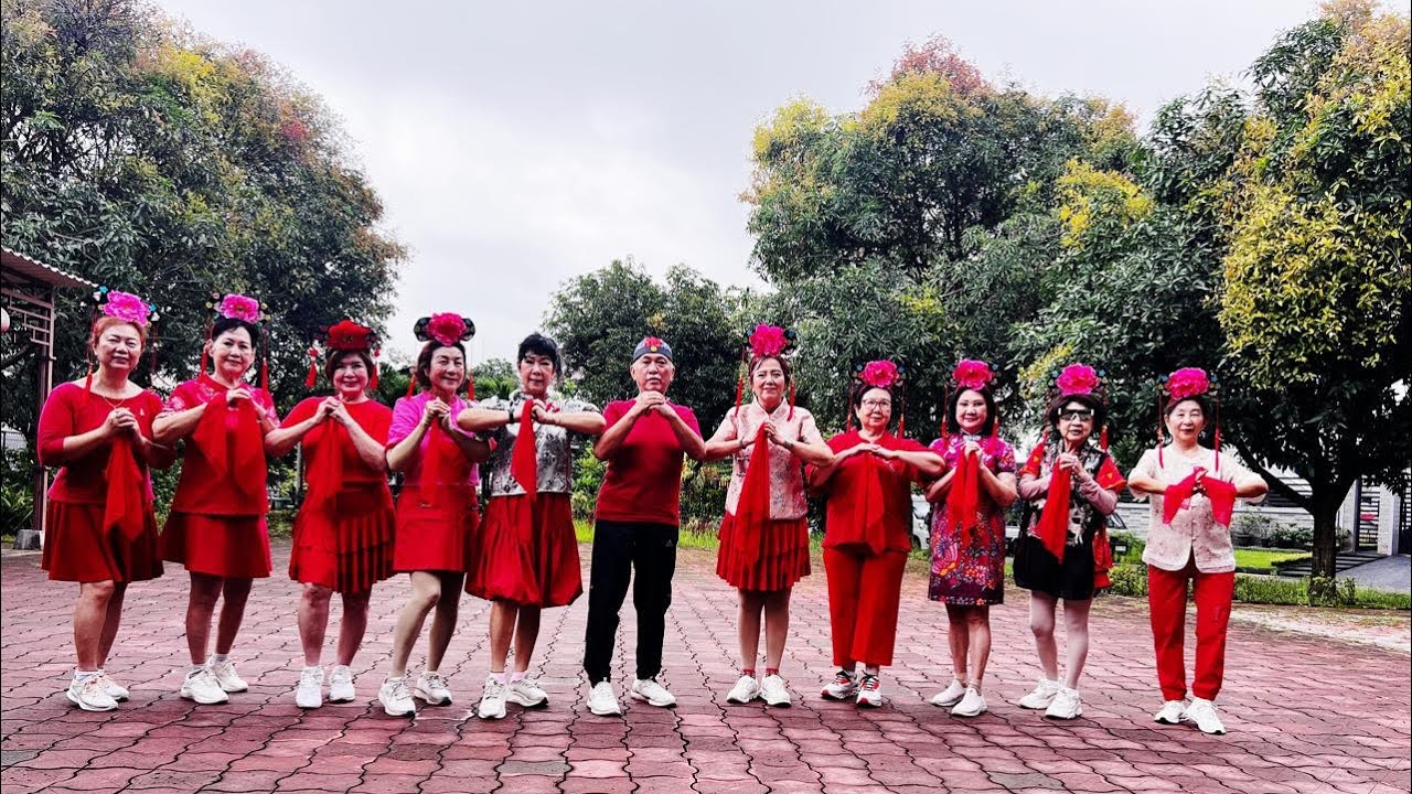 Yenny Line Dance Da Di Hui Chun demo by SMILE Dancers🙏