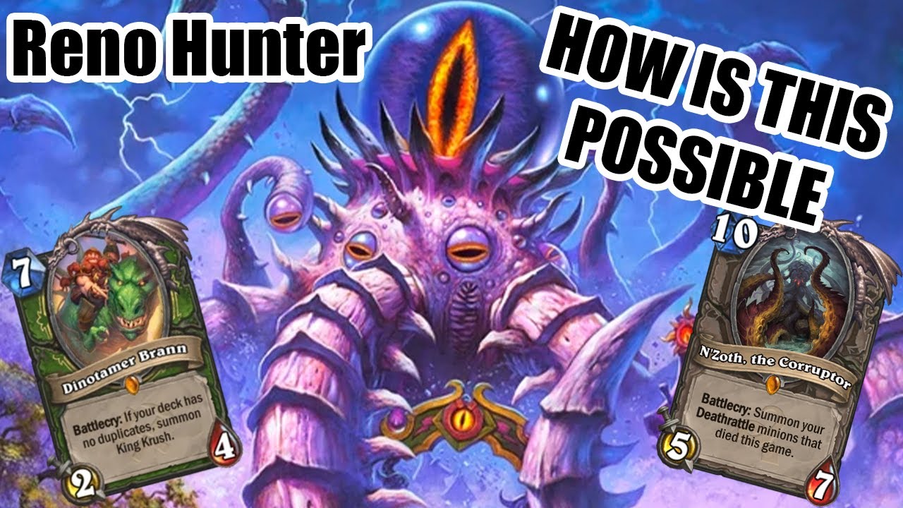 HOW MANY CAN I SURVIVE | Reno Hunter | Voyage to the Sunken City | Wild Hearthstone