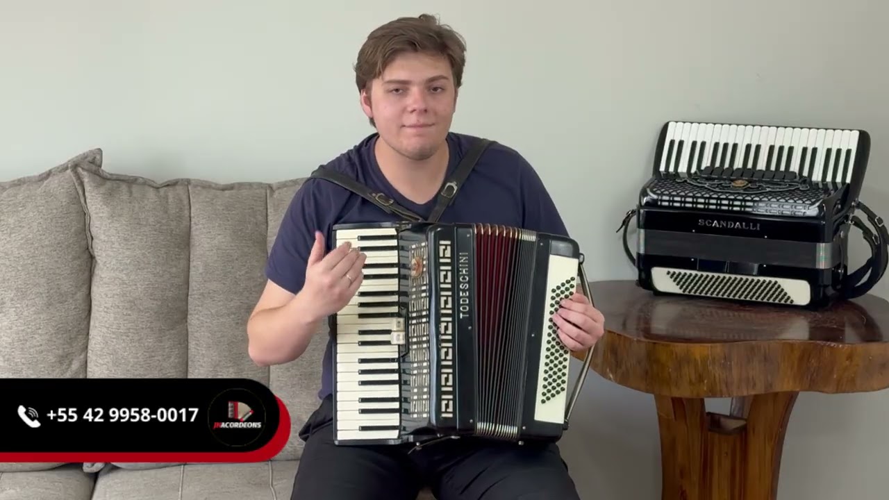 Acordeon Todeschini 80 baixos
