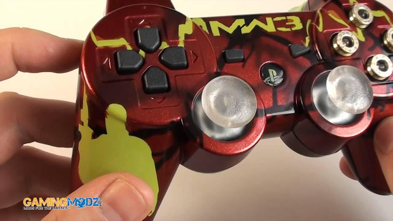 MW3 Modded Playstation 3 Controller Exclusively from GamingModz.com