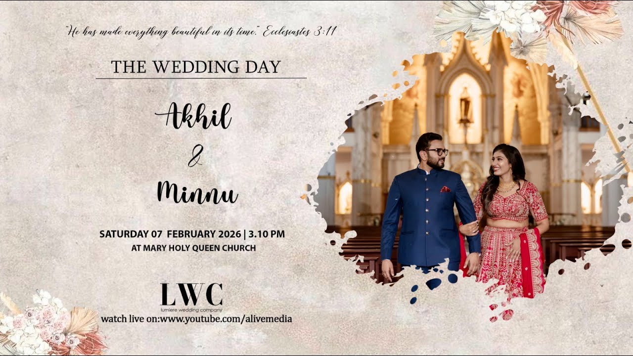 AKHIL & MINNU | WEDDING LIVE WEBCAST | 07-02-2026 | IST 03.10 AM | LUMIERE WEDDINGS
