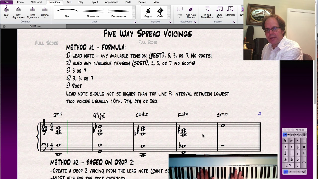 Five Way Spread Voicings