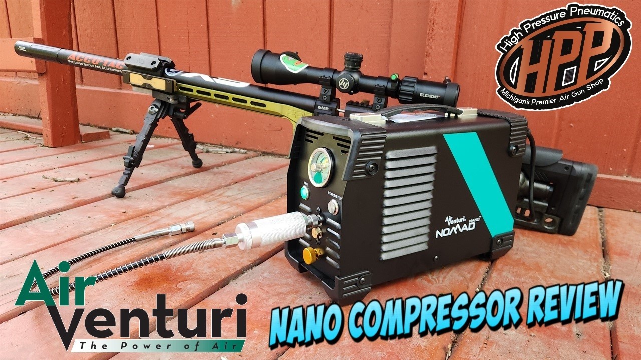 Обзор компрессора Air Venturi Nomad Nano 4500psi PCP