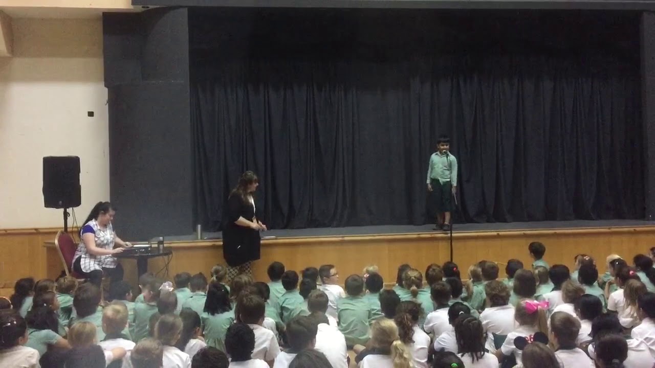 John Paul wins poem recitation at Nadeen School