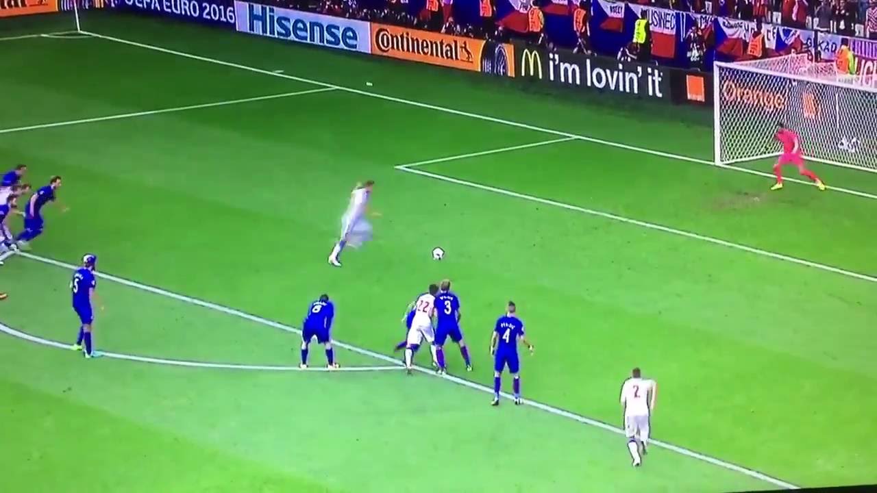 Goal Necid. Czech Republik vs Croatia 2-2  (EURO 2016)
