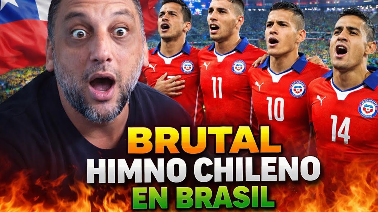 COLOMBIANO en SHOCK al ESCUCHAR el HIMNO de CHILE en BRASIL