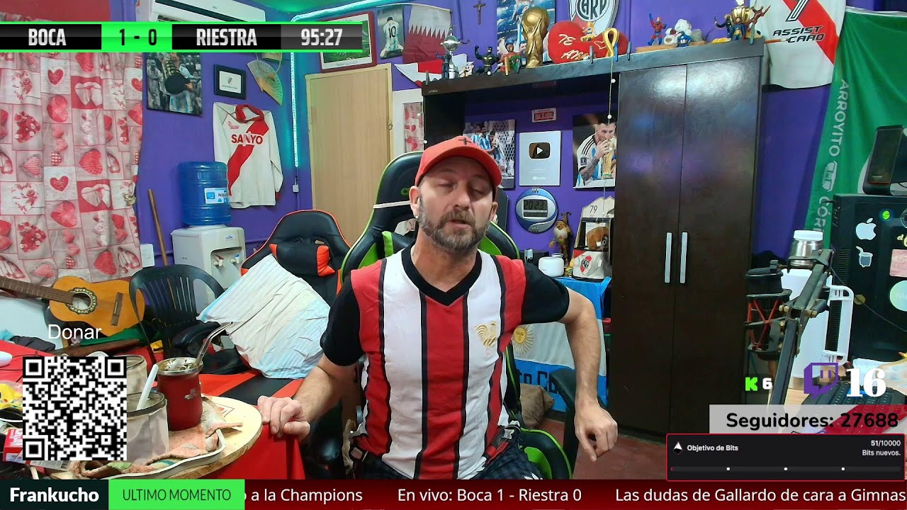 BOCA VS RIESTRA  - FRANKUCHO EN VIVO  🔴