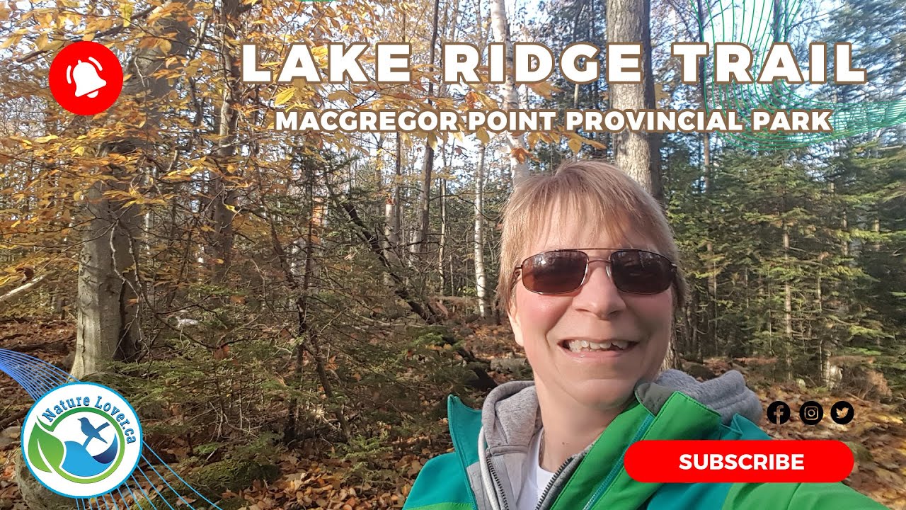 Lake Ridge Trail In The Fall At MacGregor Point Provincial Park