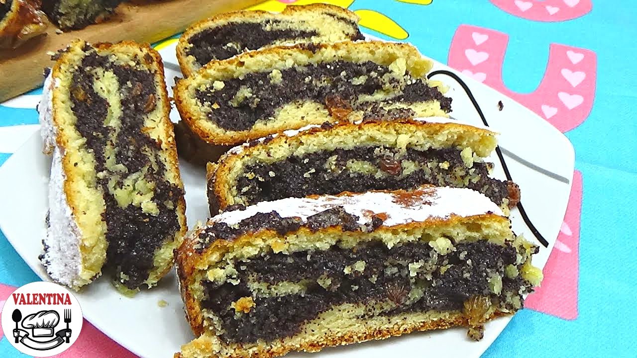 Prhka Vojvođanska Štrudla sa Makom-Makovnjača/Bez stasavanja,čekanja.Umesi,izfiluj,ispeči pa uživaj😋