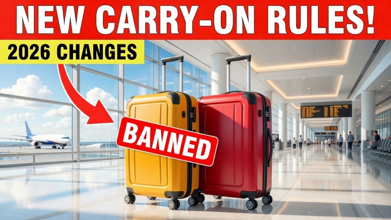 NEW Carry-On Rules for 2026 (Don't Get Caught at TSA!)