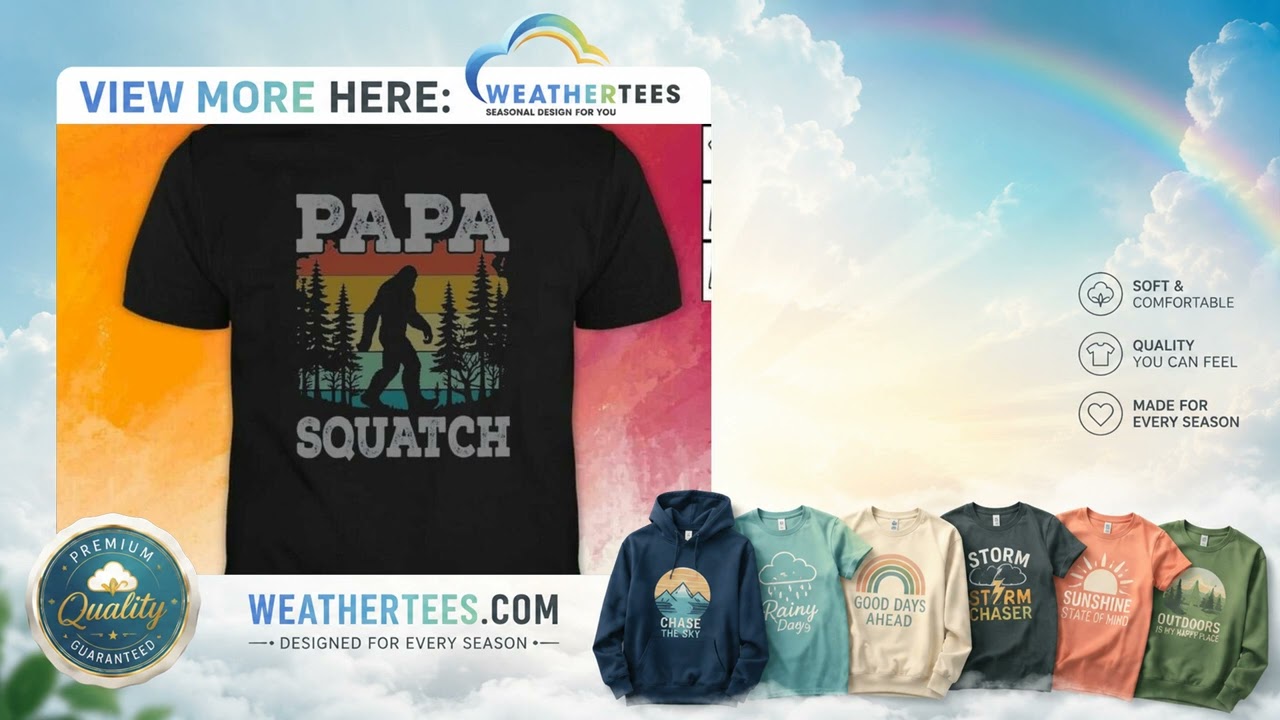 Hot Papa Squatch Bigfoot Shirt