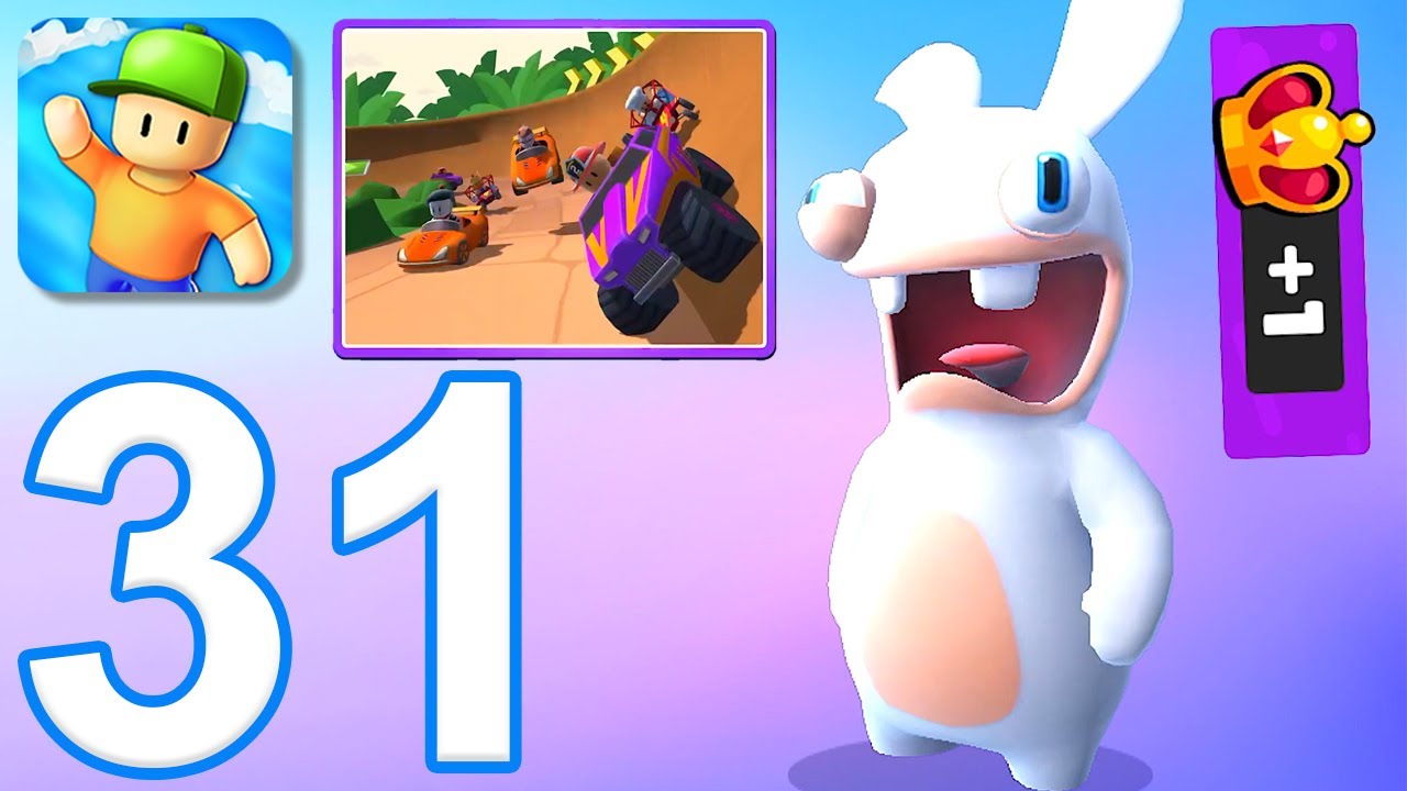 Stumble Guys - Gameplay Walkthrough Part 31 - New Map: Turbo Temple (iOS, Android)