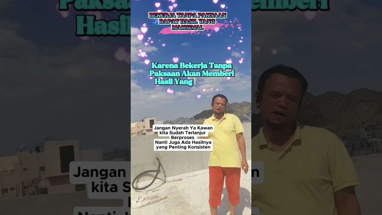 Bekerja Tanpa Paksaan Akan Dapat Hasil Maksimal