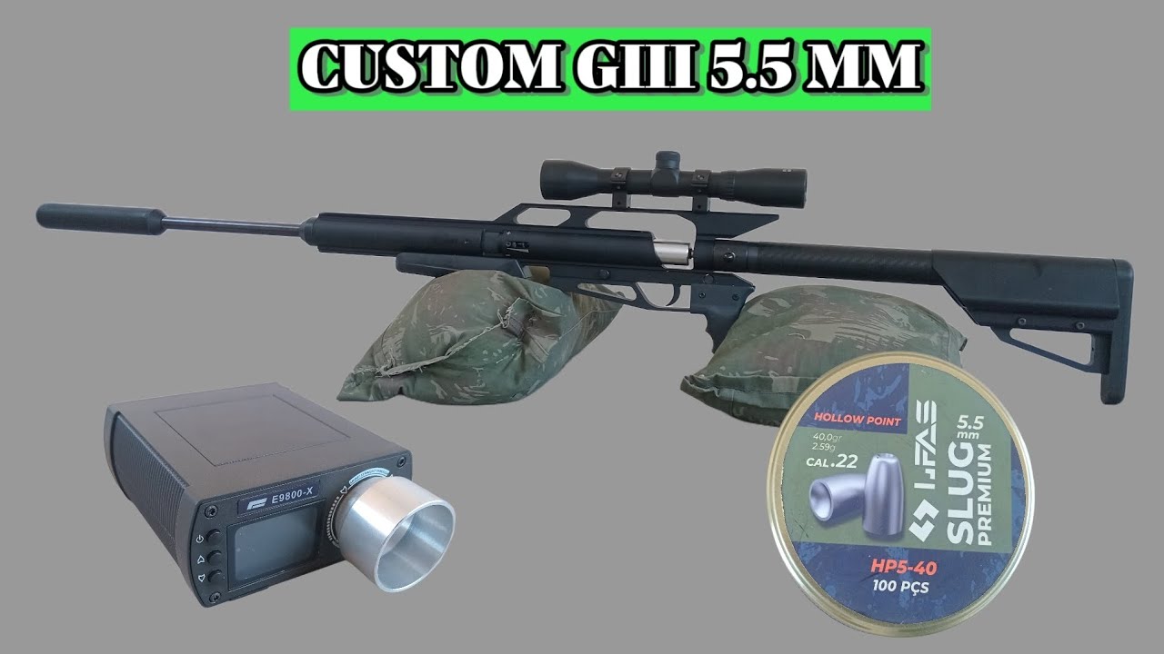 PCP CUSTOM GIII 5.5 MM - potência comprovada