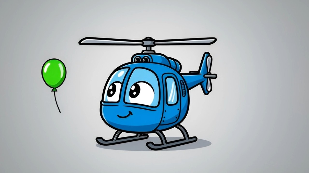 Helicopters for Kids | Calm Rescue, Balloons & Flying Fun (13 Minutes)