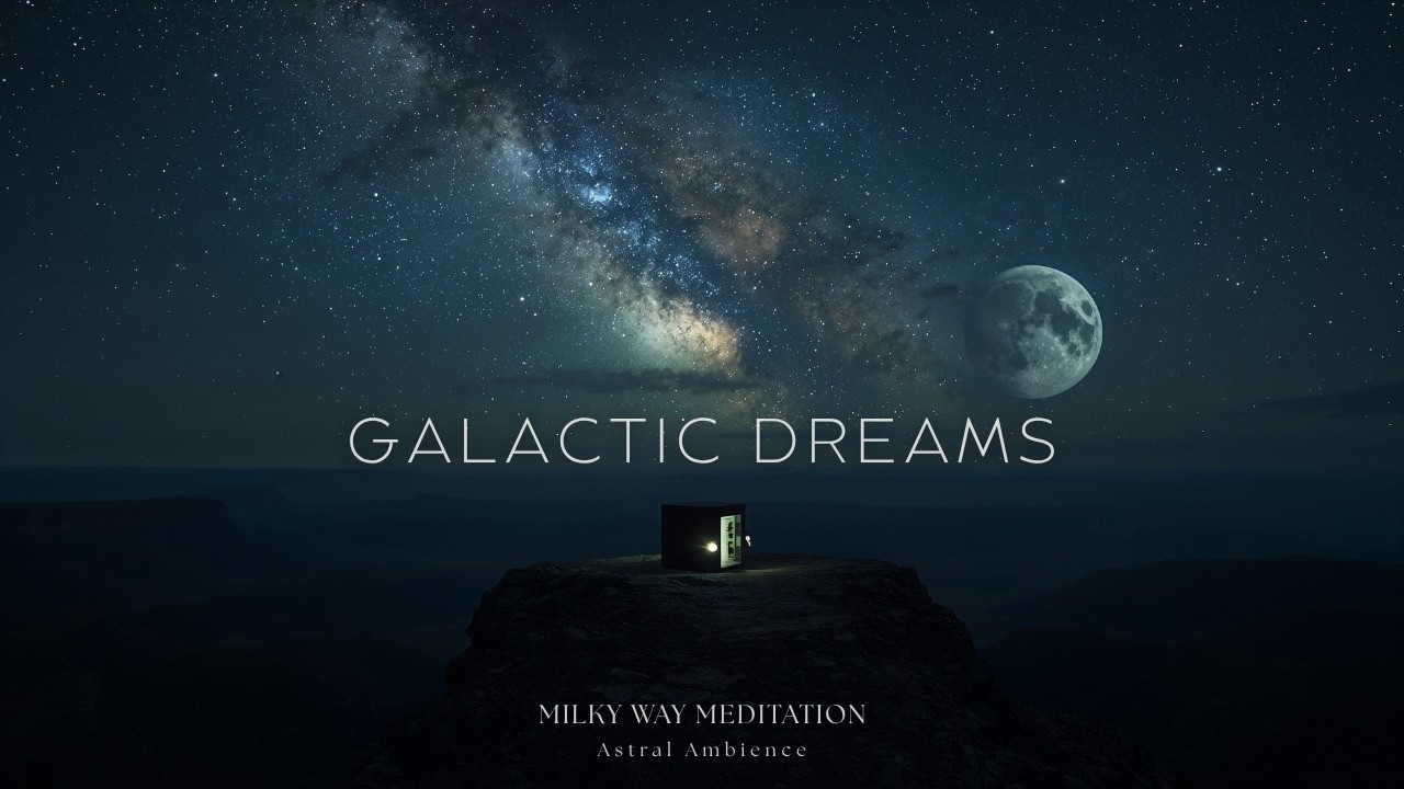 Galactic Dreams | Calming Meditative Music Beneath the Milky Way - Soothing Ambient Music