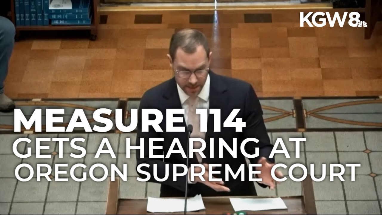 Oregon gun control law heard in state supreme court