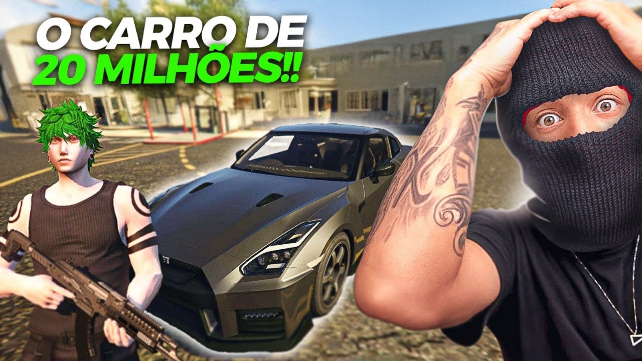 ROUBARAM O CARRO MAIS CARO DA CIDADE !!  GTA RP no CDA