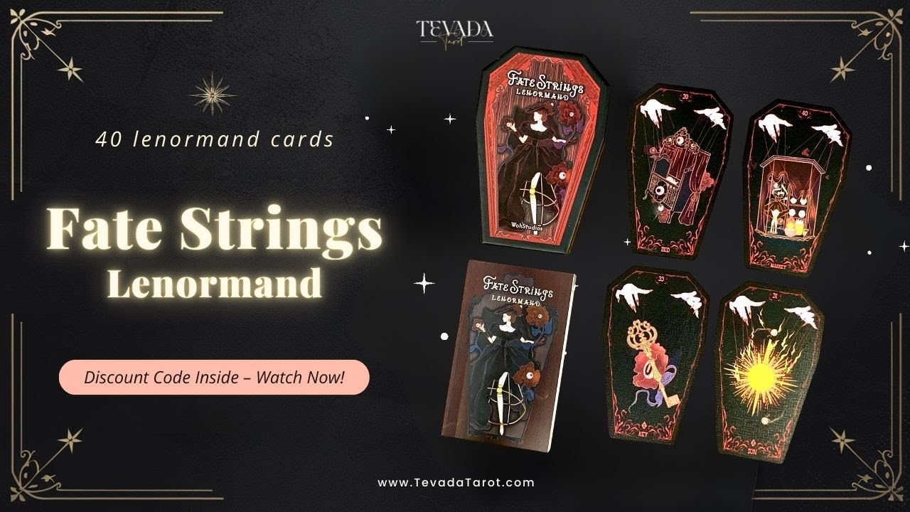 Fate Strings Lenormand Flip Through | Gothic Medieval Puppet Oracle Deck