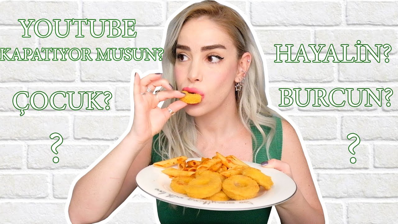 SORU CEVAP MUKBANG MI O? | ÇİĞKÖFTE NUGGET MUKBANG TÜRKÇE