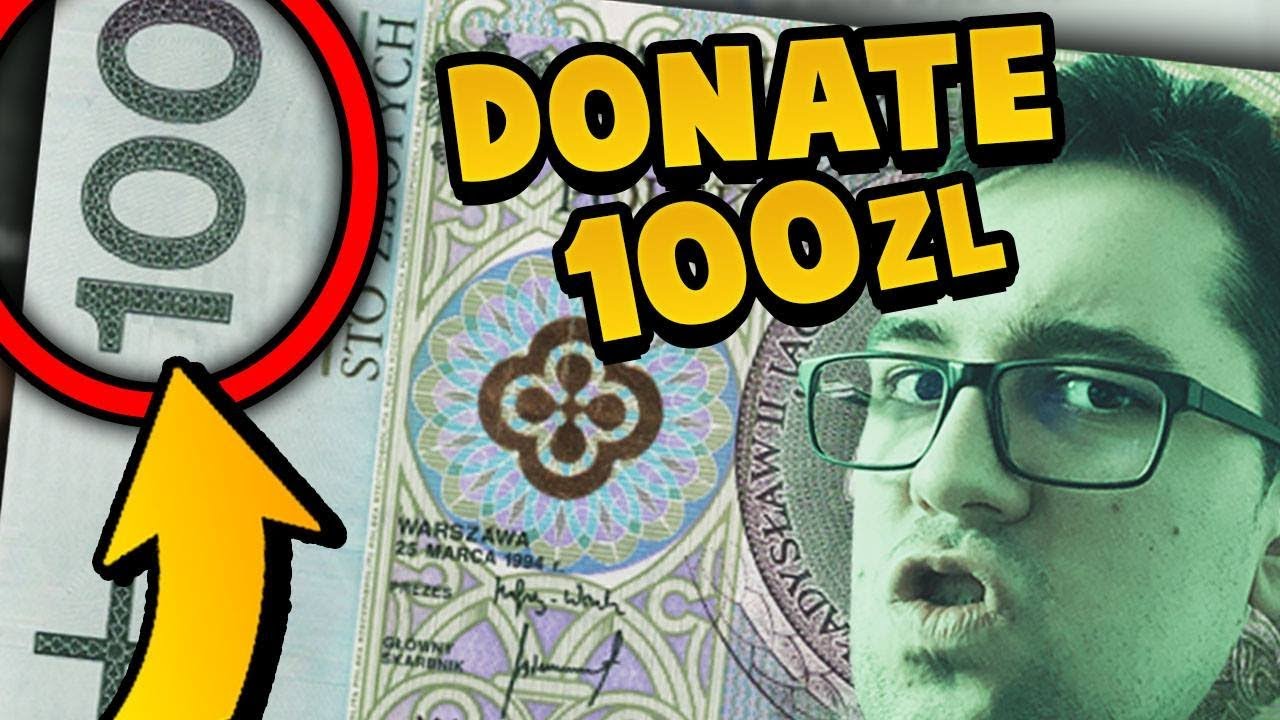 REAKCJE YOUTUBER&Oacute;W NA DONATE 100ZŁ #10 *specjalny odcinek!*