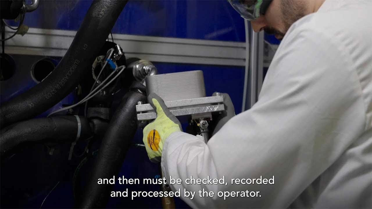 UFI Oil Cooler test bench