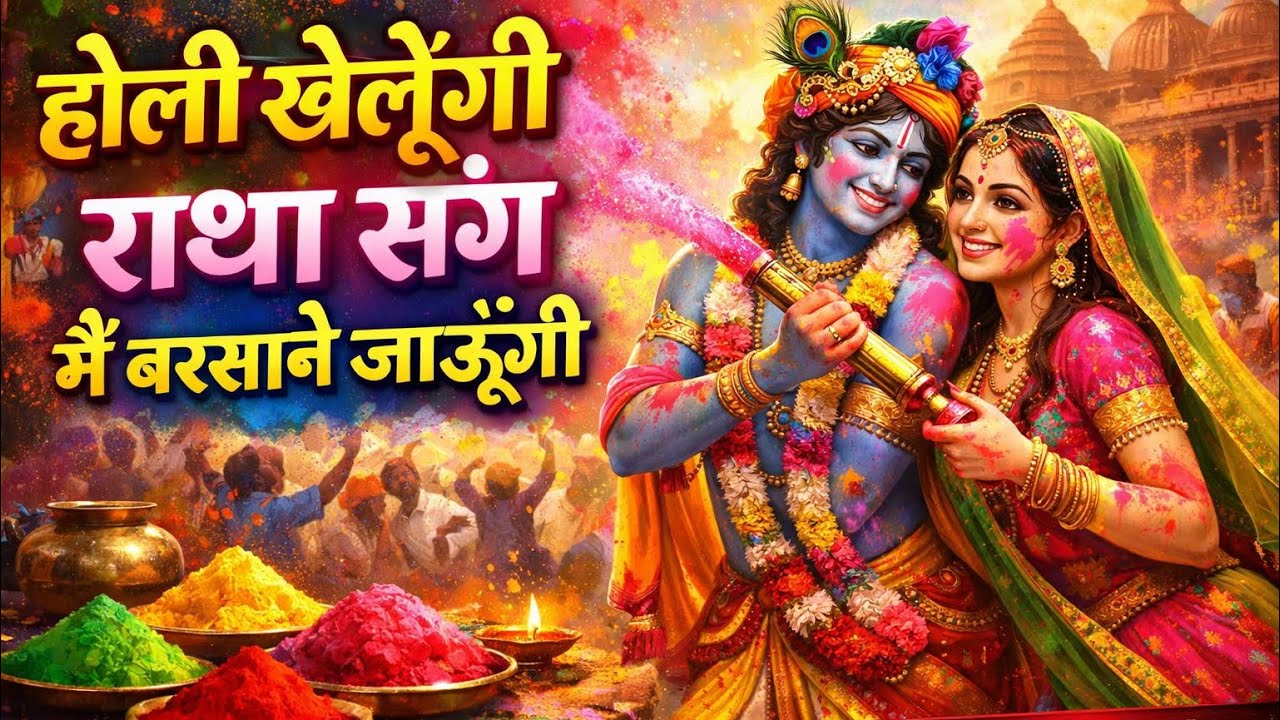 होली खेलूँगी राधा संग मैं बरसाने जाऊँगी |Radha bhajan || Rj Studio