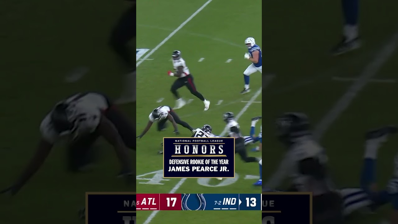 NFL HONORS DROY FINALISTS: James Pearce Jr.!! 🤯