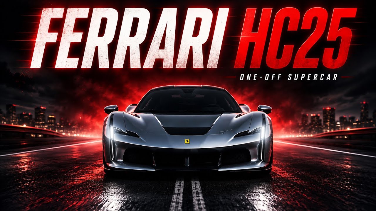 Ferrari HC25 One-Off Is the Last Pure V8 Supercar