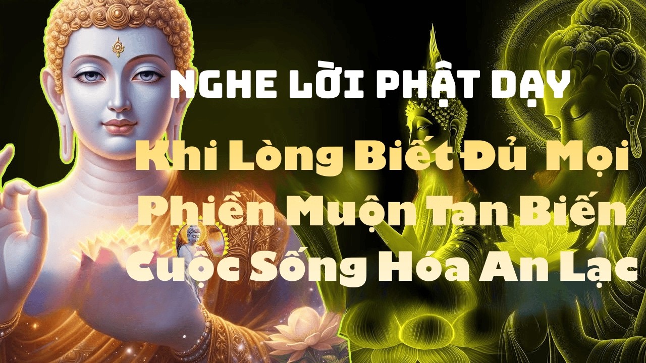 Phật Dạy_ Khi Lòng Biết Đủ – Mọi Phiền Muộn Tan Biến, Cuộc Sống Hóa An Lạc#loi phat day #phat giao