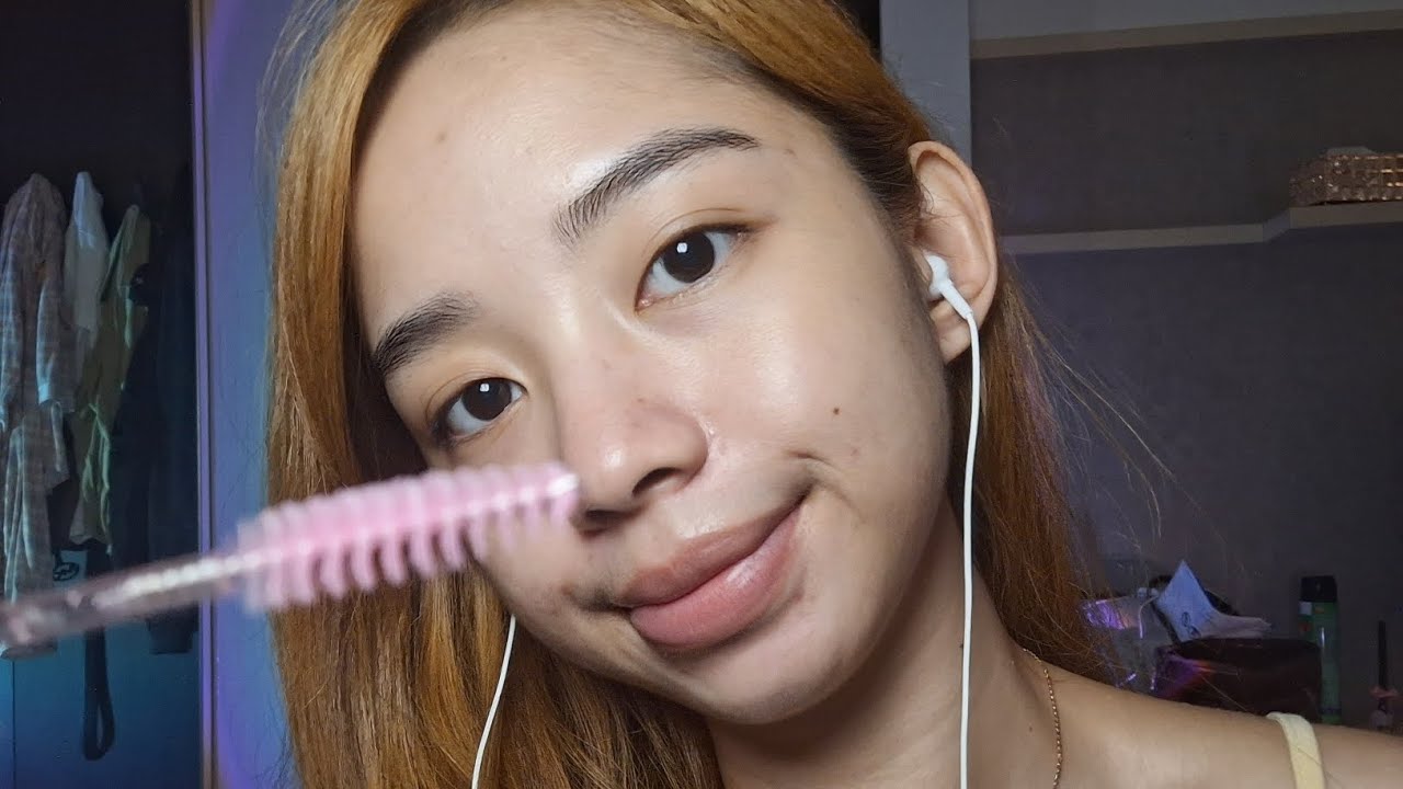 ASMR spoolie nibbling for 1 hour 💤