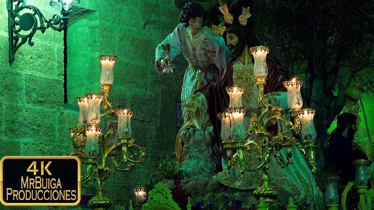 Oración en el Huerto Cádiz 2018 por San Agustín.AM Ecce Mater 4K