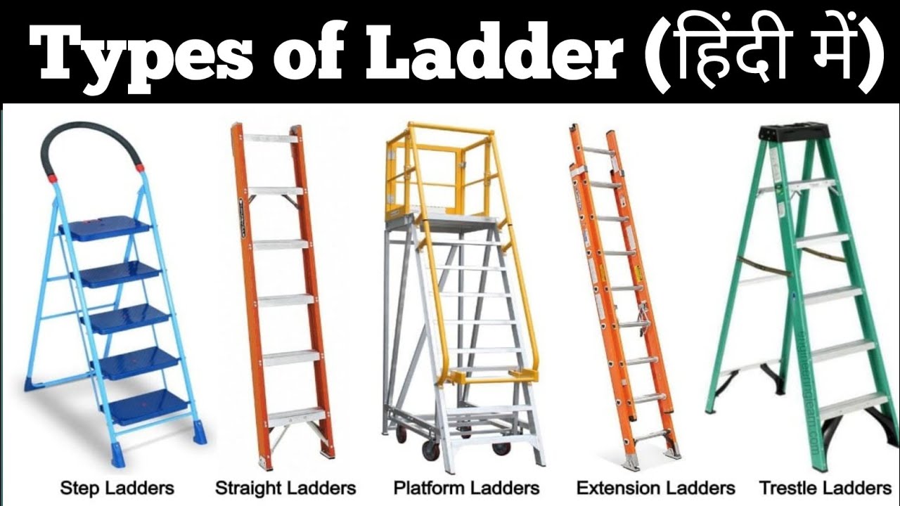 #HOW MANY TYPES OF LADDER | THREE POINT CONTACT | What is ladder Fibreglass/Alluminium