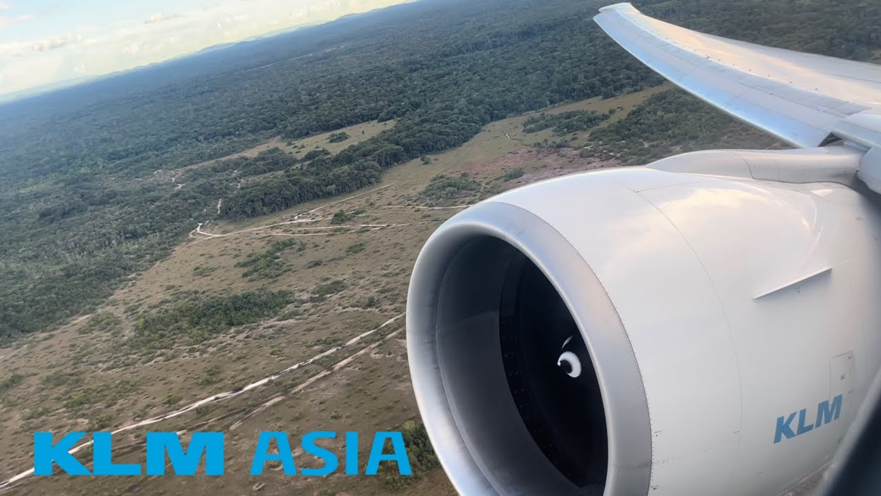 KLM ASIA 777-300ER | Taxi/Takeoff | Johan Adolf Pengel Airport | Surinam | KL714 | RoopramAviation